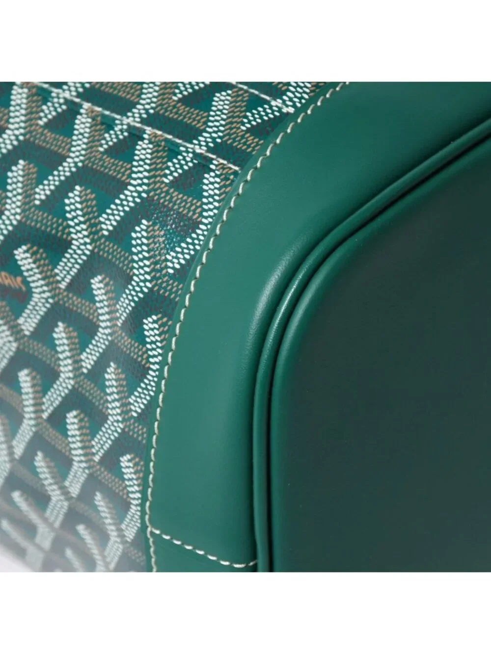 Goyard Alpine MM Backpack Canvas Green Silver